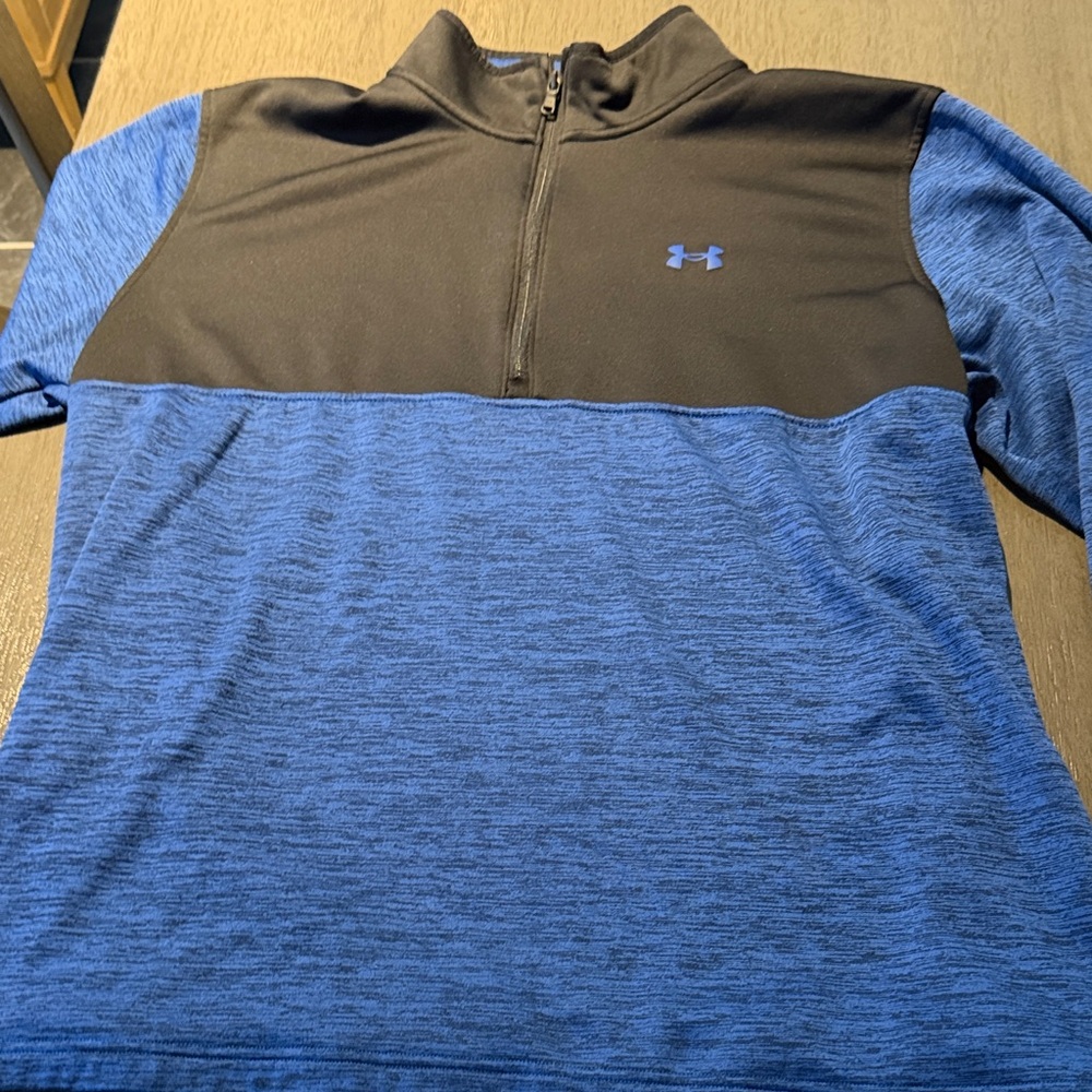 Under Armour Black and Blue Performance Pullover